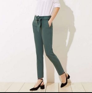 Marisa tie pants green, size 0 but runs big